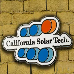California Solar Tech Company Logo Pin | MetalPromo
