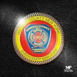 Challenge Coin uses - Public Service Coins - EMS Challenge Coins 6 | MetalPromo