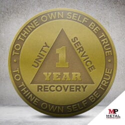 Challenge Coins - Challenge Coin Uses - Sobriety Coins 1 | MetalPromo