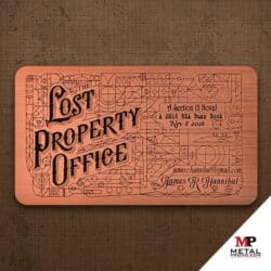 Metal Cards - Metal Business Cards - Antique Copper Cards 4 | MetalPromo