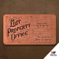 Metal Cards - Metal Business Cards - Antique Copper Cards 4 | MetalPromo