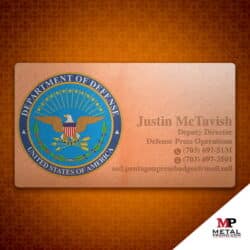 Metal Cards - Metal Business Cards - Antique Gold Cards 2 | MetalPromo
