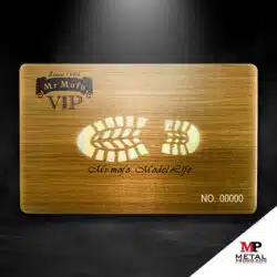 Metal Cards - Metal Business Cards - Antique Gold Cards 3 | MetalPromo