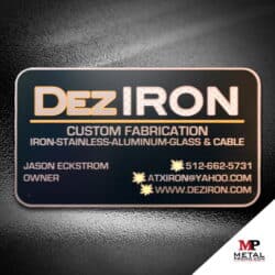Metal Cards - Corporate Business Cards - Metal Worker Cards 2 | MetalPromo