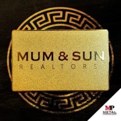 Metal Cards - Corporate Business Cards - Realtor Cards 3 | MetalPromo