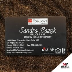 Metal Cards - Corporate Business Cards - Realtor Cards 4 | MetalPromo