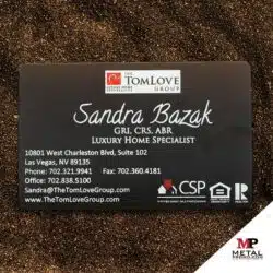 Metal Cards - Corporate Business Cards - Realtor Cards 4 | MetalPromo