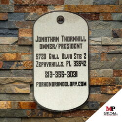 Metal Cards - Invitation and Events - Metal Tags 4 | MetalPromo