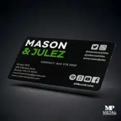 Metal Cards - Metal Business Cards - Anodized Cards 1 | MetalPromo
