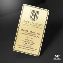 Metal Cards - Metal Business Cards - Gold Cards 4