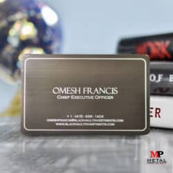 Metal Cards - Metal Business Cards - Gun Metal Cards 4 | MetalPromo