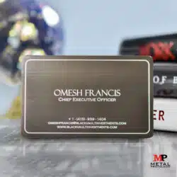 Metal Cards - Metal Business Cards - Gun Metal Cards 4 | MetalPromo
