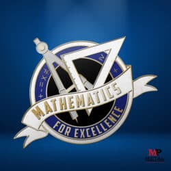 Education Pins - Math Pins 2 | MetalPromo