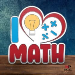 Education Pins - Math Pins 3 | MetalPromo