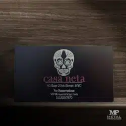 Metal Business Cards - Black Metal Cards 7 | MetalPromo