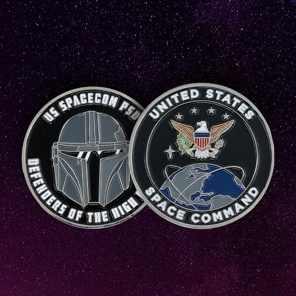 Unites States Space Command Custom Coin