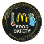 Mcdonalds Food Safety Lapel Pin | MetalPromo